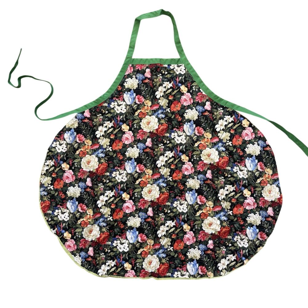 VTG OOAK Handmade Apron Women’s Small 90s Floral Cottage Core wholesome
